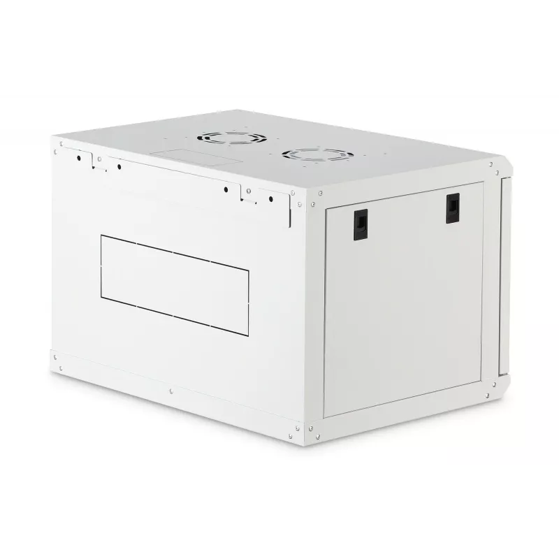 Naścienna szafa rack 19 cali DIGITUS Dynamic‑N DN-37100, 7U, 600x450 mm (SxG), IP20, jasnoszara, do samodzielnego montażu