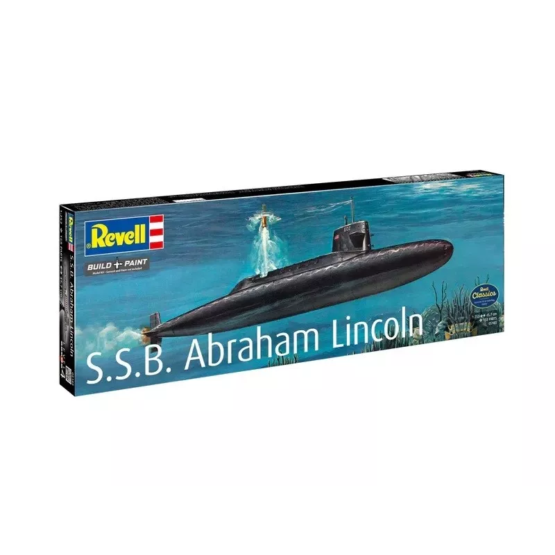 Plastikowy model statku REVELL S.S.B. Abraham Lincoln zestaw do sklejania w skali 1/253