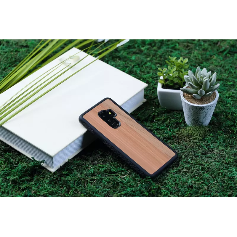 Etui na telefon man and wood do Samsung Galaxy S9 Plus — cappuccino Czarny