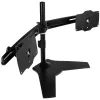 SilverStone SST-ARM23BS-L - Uchwyt na dwa monitory - czarny