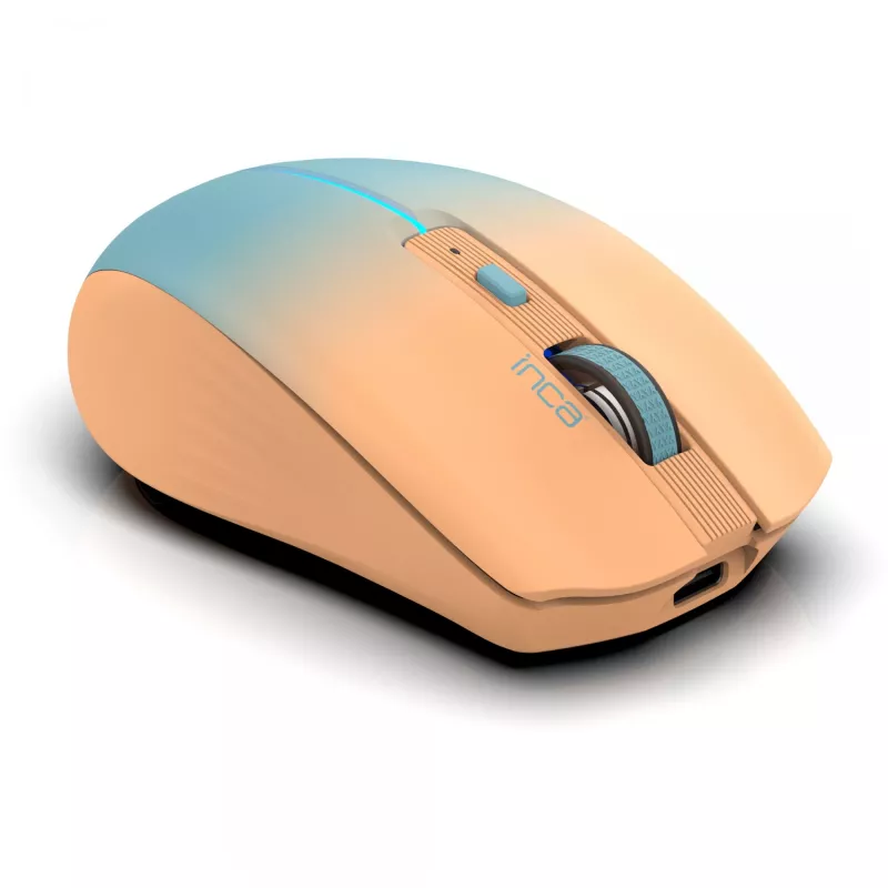 Cian Technology GmbH INCA mysz IWM-511RT Blt+Wrls RGB kolor bazowy pomarańczowy