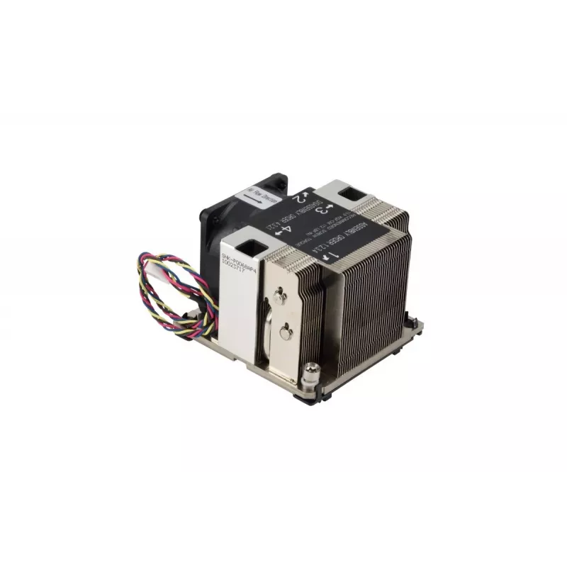 Supermicro SNK-P0068AP4 układ chłodzenia komputera Procesor Chłodzenie powietrzne 6 cm Czarny, Nikiel