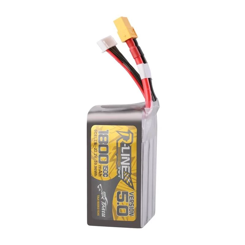 Bateria Lipo Tattu R-Line Version 5.0 1800mAh 22.2V 150C 6S z wtykiem XT60