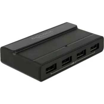 USB Hub DeLOCK Zewnętrzny 4 Porty 10 Gbps