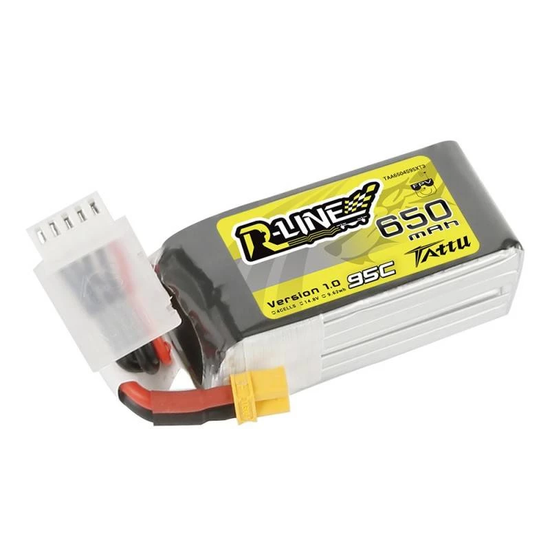 Bateria Tattu R-Line 650mAh 14,8V 95C 4S1P XT30