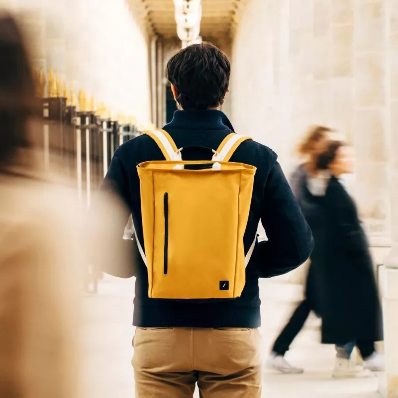 Plecak casualowy Native Union W.F.A Backpack żółty 100% PET z recyklingu