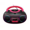 Denver TCL-212BT PINK odtwarzacz CD Przenośny odtwarzacz CD Czarny, Różowy