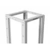 Otwarta szafa rack 19 cali LANBERG 42U, głębokość 800 mm, szerokość 600 mm, szary