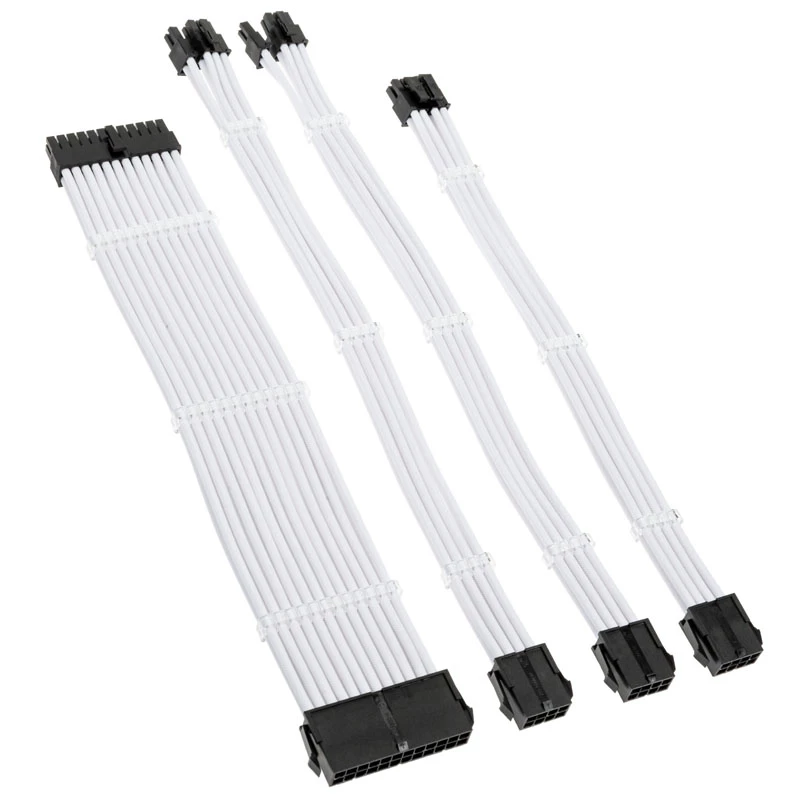 Kolink Core Standard Braided kabel Extension Kit - Brilliant biały
