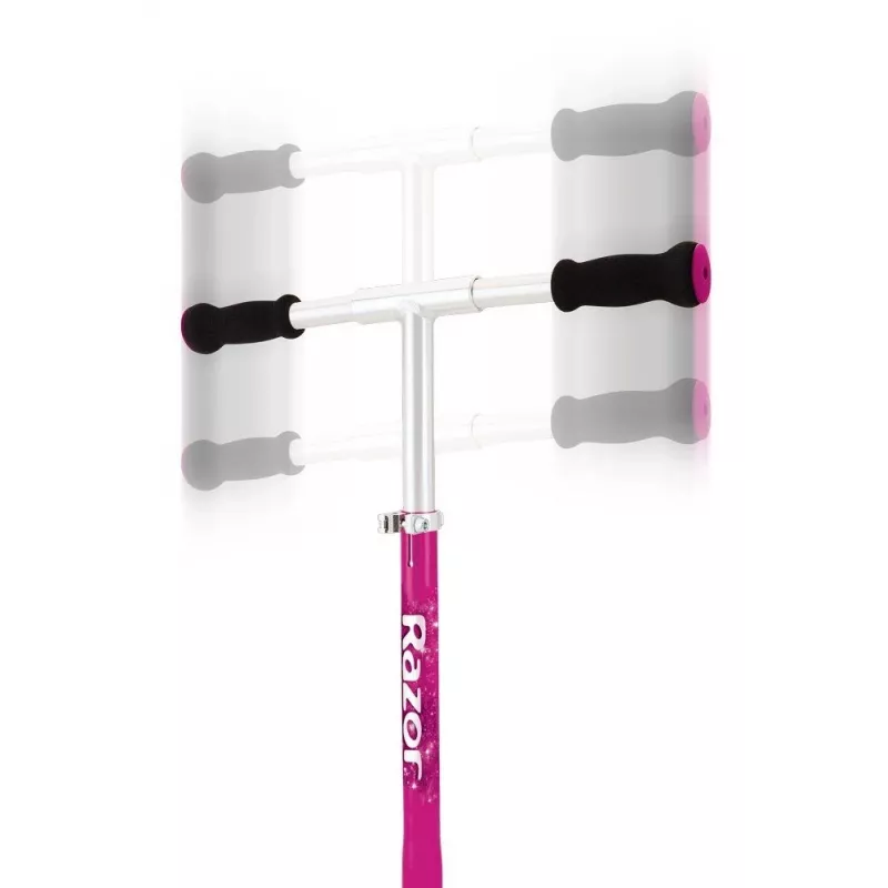 Hulajnoga kopana Razor A5 Lux — składana, aluminiowa, kółka poliuretanowe 20 cm, regulowana kierownica, maks. obciążenie 100 kg, różowa