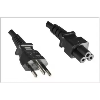 Kabel zasilający Microconnect PE010818BRAZIL Czarny 1,8 m Złącze C5