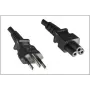 Kabel zasilający Microconnect PE010818BRAZIL Czarny 1,8 m Złącze C5