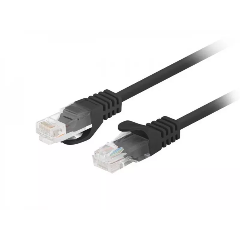 Kabel sieciowy Lanberg PCU6-10CC-0750-BK Czarny 7,5 m Cat6 U/UTP