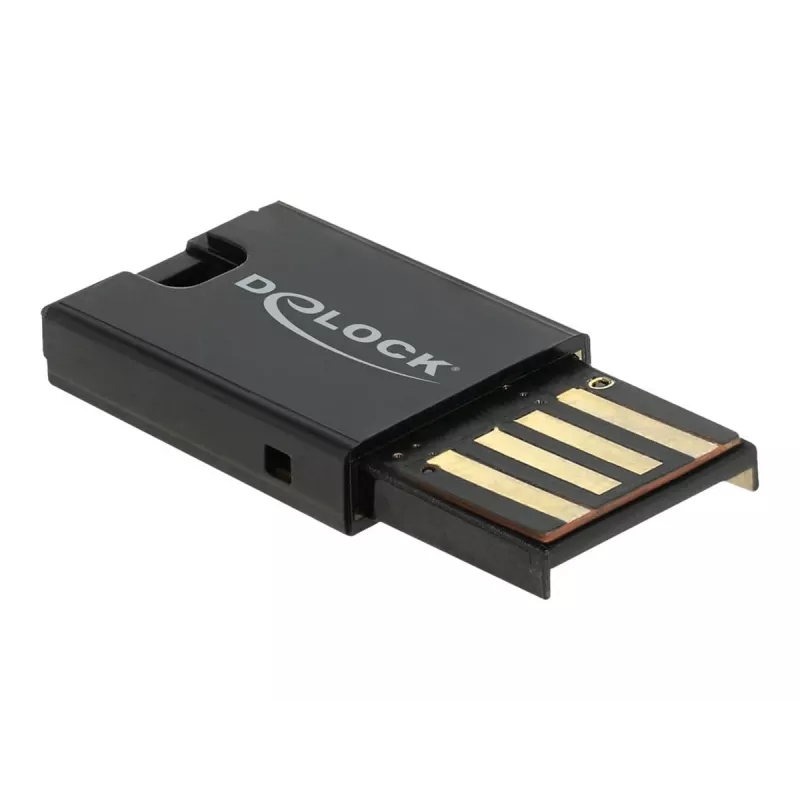 Czytnik kart DeLOCK USB 2.0 Czarny Micro SD MicroSDHC MicroSDXC 480 Mbit/s