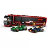LEGO CITY 60445 F1 - Ciężarówka z bolidami RB20 i AMR24 F1