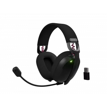 Słuchawki gamingowe Genesis Fury Fukiya F6 | Bluetooth | Nauszne | Mikrofon | Bezprzewodowe | Czarny