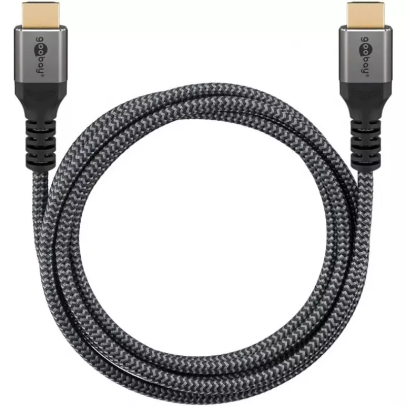 Goobay 65263 Kabel HDMI 5 m HDMI Typ A (Standard) Szary (65263)