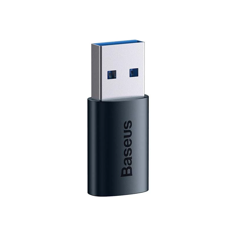 Baseus Ingenuity adapter USB-A na USB-C OTG (niebieski)