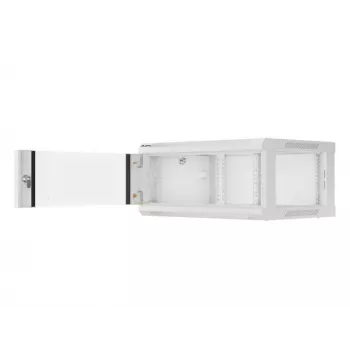 Lanberg WF01-6404-10S Szafa rack 4U wisząca, półka ścienna, szara (WF01-6404-10S)