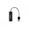 Karta sieciowa LANBERG NC-0100-01 USB 10 Gbit/s, hot-swap, kabel 0,15 m, czarna