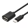 Kabel TB OTG USB AF - USB C 15cm Czarny (AKTBXKU4PAC015B)