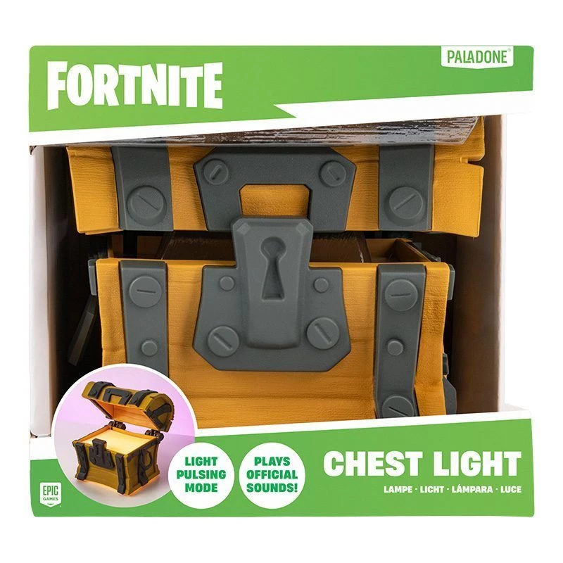 Lampa stołowa Paladone Fortnite Chest Light – tematyczna lampka LED