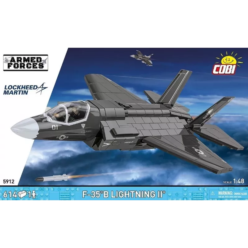 F-35B Lightning II Klocki Konstrukcyjne - 614 elementów