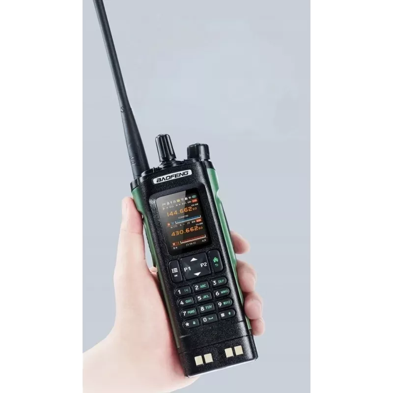 Radiotelefon ręczny Baofeng DM-32E — VHF 144–146 MHz, UHF 430–440 MHz, ODBIORNIK LOTNICZY 108–136 MHz, 2200 mAh, DMR/FM, GPS+APRS