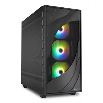 Sharkoon REBEL C80M RGB Midi Tower Czarny