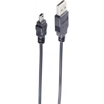 Kabel USB ShiverPeaks BS14-16055 5m USB A Mini-USB B Czarny