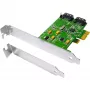 DC-600e RAID, SATA, Serial ATA II, 0, 1, JBOD, 5 Gbit/s, Marvell 88SE9128, Windows 2000