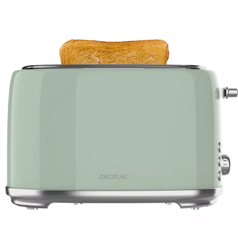 Toster Toast&Taste 1000 Retro Double Green (zielony, 980 W, na 2 kromki tostów)