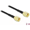 Kabel antenowy DeLOCK RP-SMA do RP-SMA LMR/CFD100 2 m