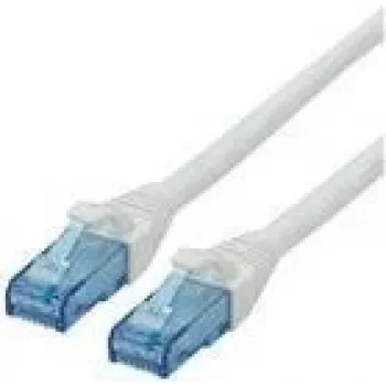 ROLINE - kabel krosowy - RJ-45 (M) do RJ-45 (M) - 1,5 m - UTP - CAT 6a - bezhalogenowy, wtryskiwany, linka - biały (21.15.2764)