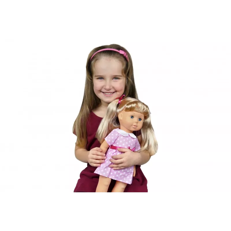 Lalka Artyk Natalia chodząca ze smartfonem 41 cm – Artyk lalka chodząca 41 cm z akcesorium