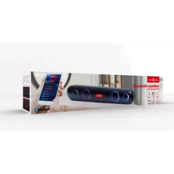 Gembird SPKBT-BAR400L soundbar głośnik Czarny 2.0 kanały 10 W