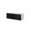 Cama living room furniture set ROCO 3 (2xRO3+2xRO4+2xRO1) Biały/Biały/Czarny