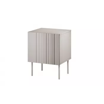 Szafka nocna Cama Meble ISLA 44,5x40x59 cm kaszmir mat, MDF i płyta wiórowa, zestaw 2 szt.