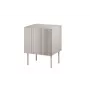 Szafka nocna Cama Meble ISLA 44,5x40x59 cm kaszmir mat, MDF i płyta wiórowa, zestaw 2 szt.