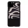 Etui na smartfona man and wood dla iPhone 11 Pro Max — wzór lamparta w czerni