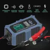 Inteligentna ładowarka akumulatorów Qoltec z mikroprocesorem, testerem akumulatorów i funkcją regeneracji 12V | 6A | LCD | Ładowarka do akumulatorów AGM LiFePO4 GEL