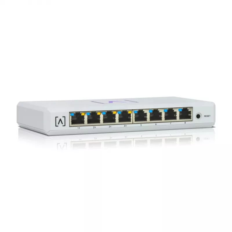 Przełącznik sieciowy Alta Labs S8-POE zarządzalny Gigabit Ethernet (10/100/1000) Power over Ethernet (PoE) Biały
