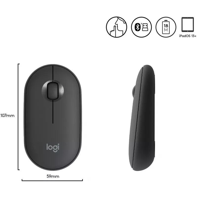 Mysz USB Optyczna Bezprzewodowa M350/GRAPHITE 910-005718 Logitech