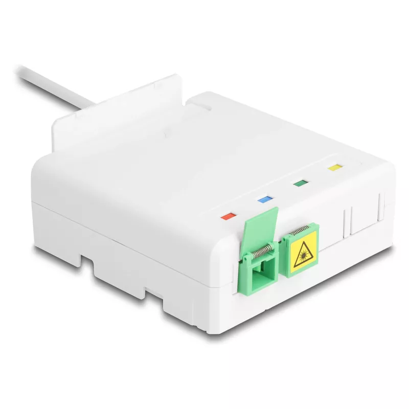 Światłowodowa skrzynka przyłączeniowa DELOCK 2 x SC/APC Simplex z zestawem kabla rozdzielczego 30 m G.657.A1