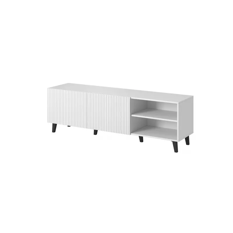 Cama szafka RTV PAFOS 150x42x52 biały matowy