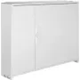 Hager FWB43S. Typ: Freistehendes Gestell, Produktfarbe: Weiß, Internationale Schutzart (IP-Code): IP44. Breite: 650 mm, Tiefe: 161 mm, Höhe: 800 mm (F