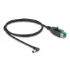 DeLOCK kabel PoweredUSB męski 12 V na DC 5.5 x 2.5 mm męski kątowy 1 m