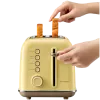 BUYDEEM Toster 2-kromkowy, model DT620E, kolor Mellow Yellow, EU
