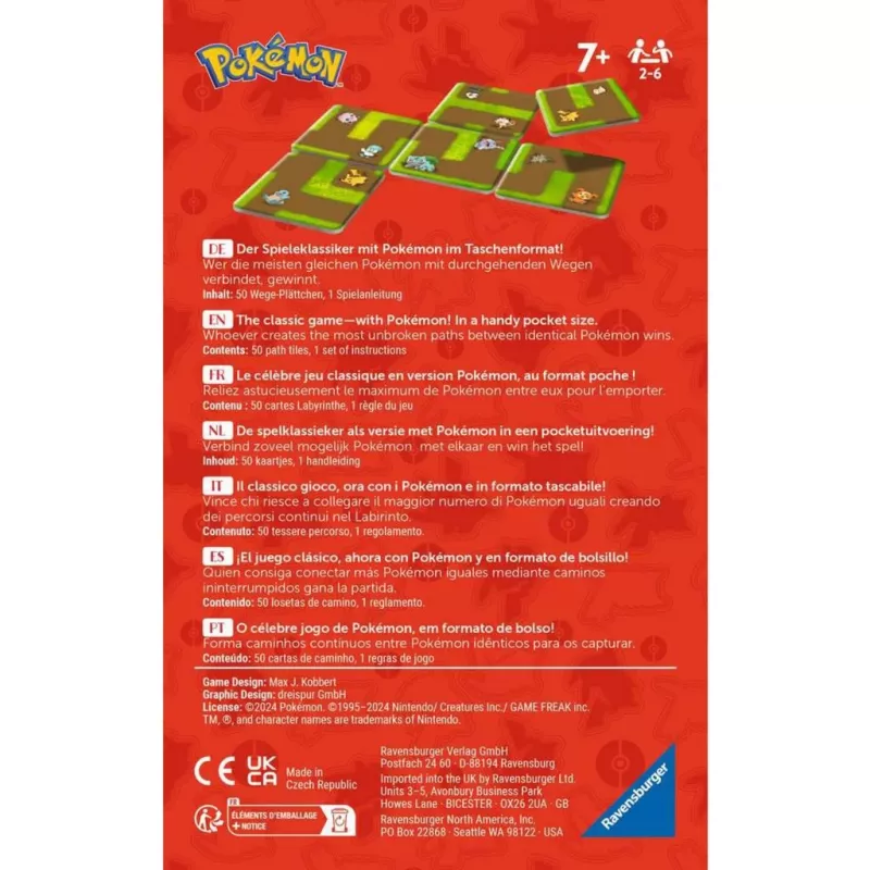 Pokémon Labyrinth Connect, gra planszowa