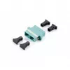 Sprzęgacz światłowodowy Equip SC, dupleks wielomodowy OM3, SC, turkusowy, wielomodowy, 34,7 mm, 9,4 mm, 33 mm
